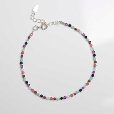 ML844B Sunset Mixed Gemstone Beaded Bracelet 4