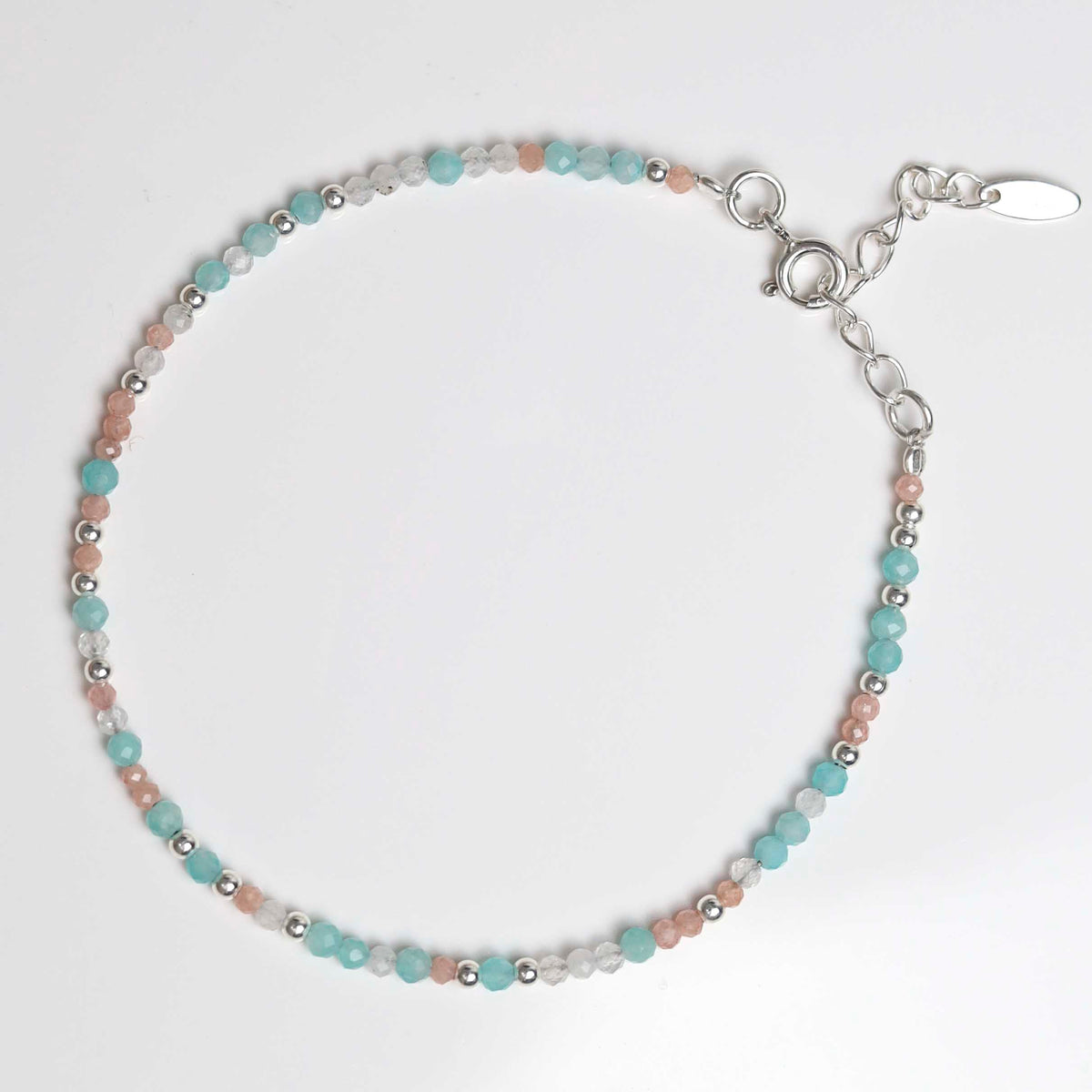 Sunrise Mixed Gemstone Beaded Bracelet