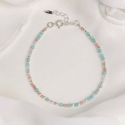 ML842B Sunrise Mixed Gemstone Beaded Bracelet 2