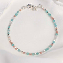 ML842B Sunrise Mixed Gemstone Beaded Bracelet 3