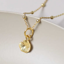 MB152PGS_Gold Plated Sterling Silver Small Lily Pad Necklace_2