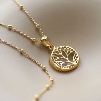MB158PG_Gold Plated Sterling Silver Tree Necklace_new