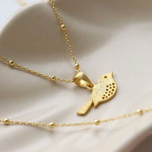 MB155PG_Gold Plated Sterling Silver Little Bird Necklace_new 2
