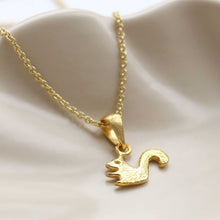 MB154PG_Gold Plated Sterling Silver Squirrel Necklace_new