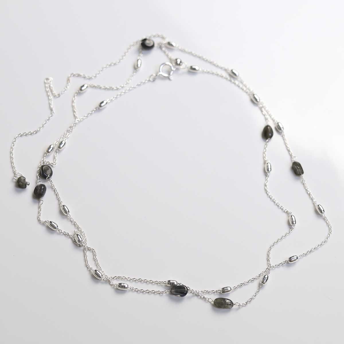 Sterling Silver Labradorite Necklace / Bracelet
