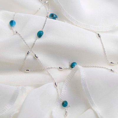 MT07_Sterling Silver Apatite Necklace:Bracelet_1