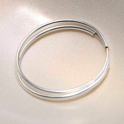 ME451_Sterling Silver 45mm Hoop Earrings_1