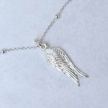 MF484P_Sterling Silver Angel Wings Necklace_2 new