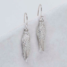 MF484E_Sterling Silver Angel Wings Earrings_1 new