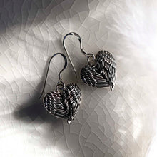 MC176_Sterling Silver Love Wings Dangly Earrings_new 3