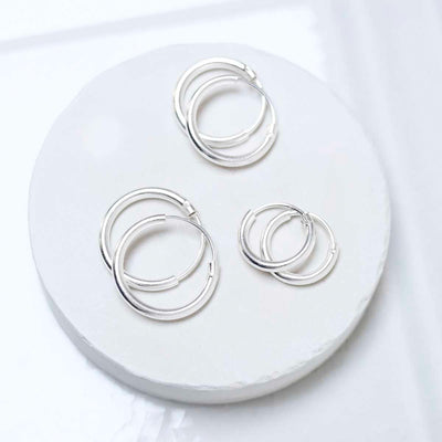 ME442-444_Sterling Silver Set Of Three Hoop Earrings_new 4