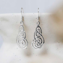 MC231S_Sterling Silver Celtic Long Loops Earrings (Shiny)_new 2