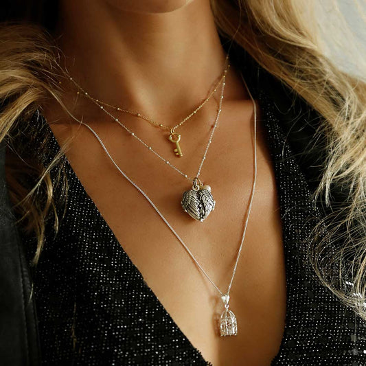 MB168G_GOLD PLATED STERLING SILVER KEY NECKLACE_7