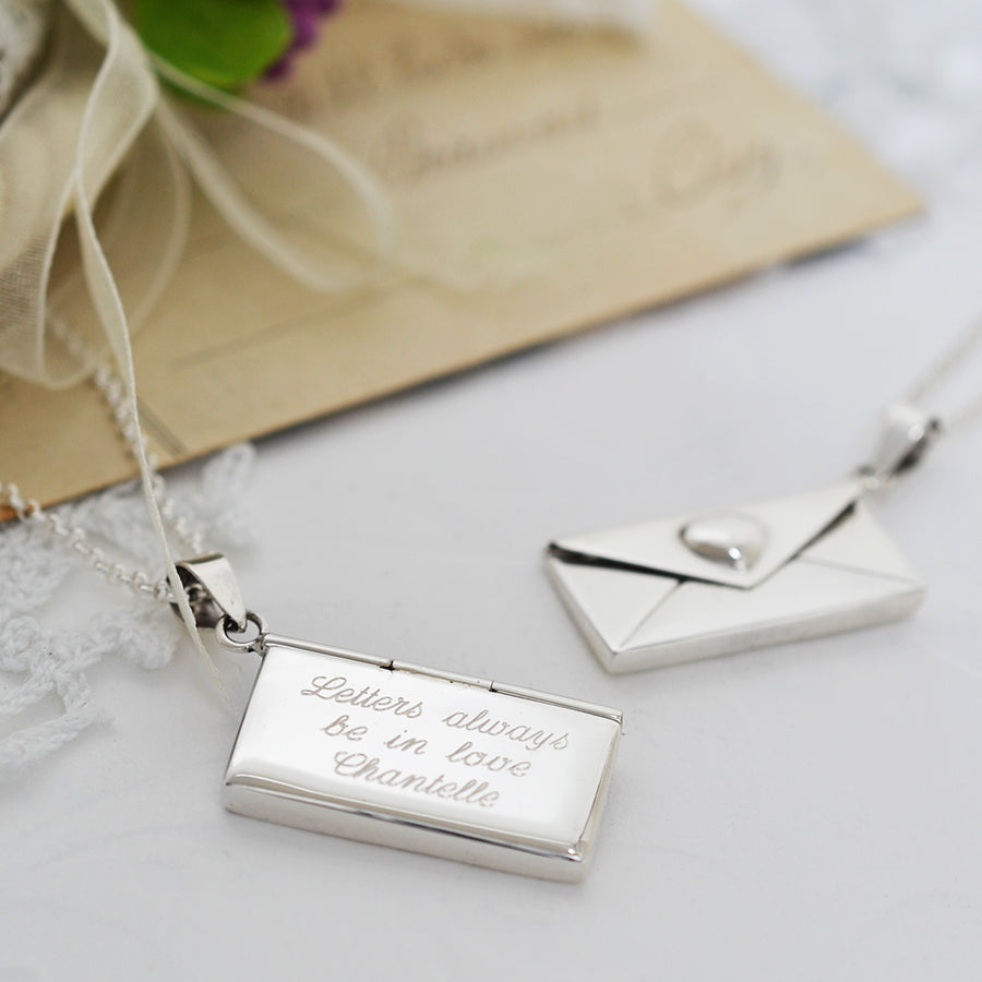 Sterling Silver Love Letters Locket