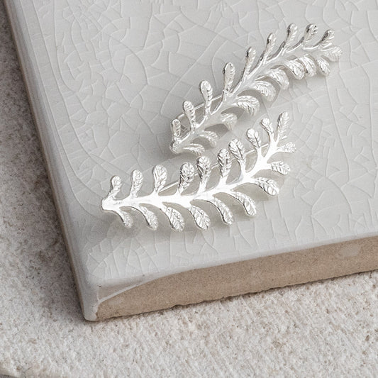 MW03 Sterling Silver Vine Ear Climber 1