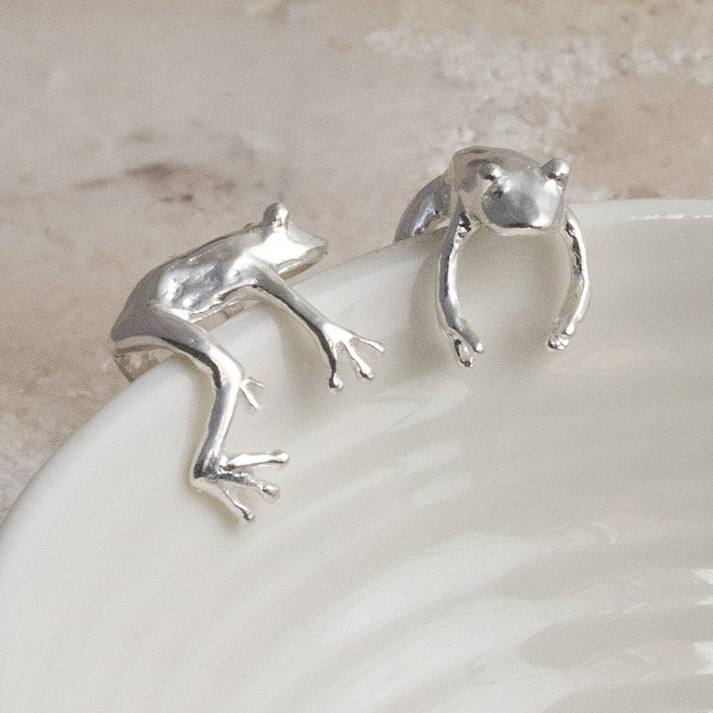 Sterling Silver Frog Cuff