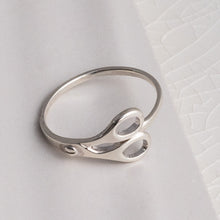 ML725 Sterling Silver Scissor Ring 2
