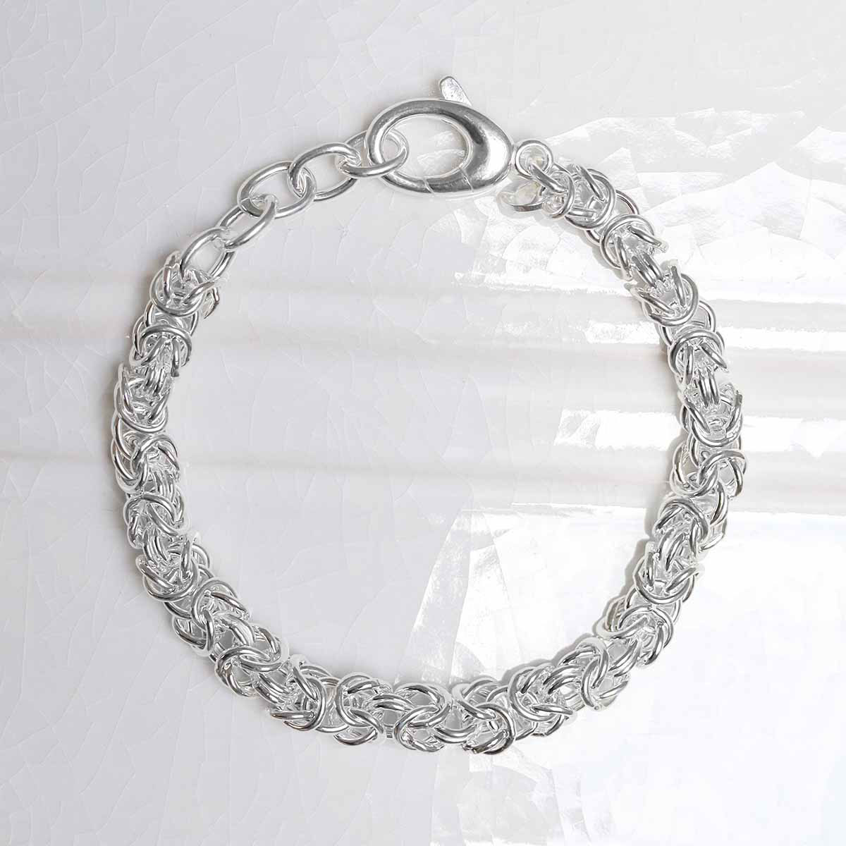 Sterling Silver Soft Circles Bracelet