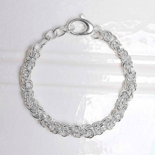 MV1301_Sterling Silver Soft Circles Bracelet_ NEW 4