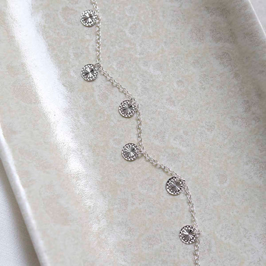 MV1322A_Sterling Silver Diamond Disc Anklet_new 2