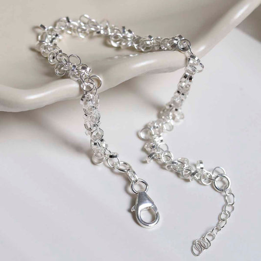 MV1306B_Sterling Silver Velvet Circles Bracelet_3