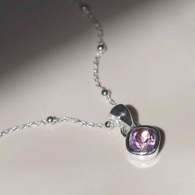 MW02_Sterling Silver Amethyst Birthstone Necklace (February)_satellite_1
