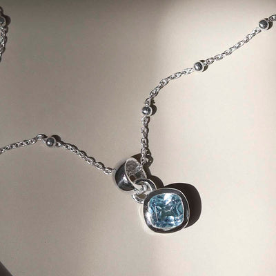 MW09_Sterling Silver Blue Topaz Birthstone Necklace (September)_satellite_2