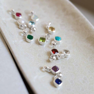 MW01-MW12_Sterling Silver Birthstone necklace group_11