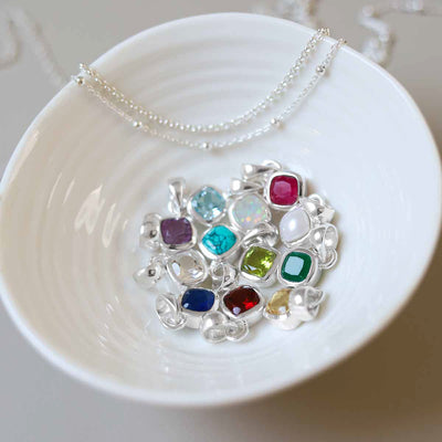 MW01-MW12_Sterling Silver Birthstone necklace group_13