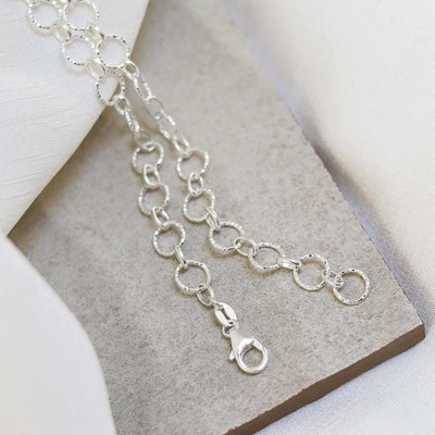 MV1347N_Sterling Silver Shimmer Link Necklace_3