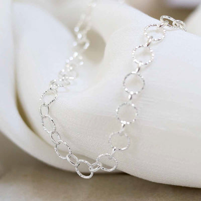 MV1347N_Sterling Silver Shimmer Link Necklace_1