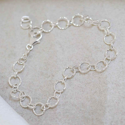 MV1347B_Sterling Silver Shimmer Link Bracelet_4