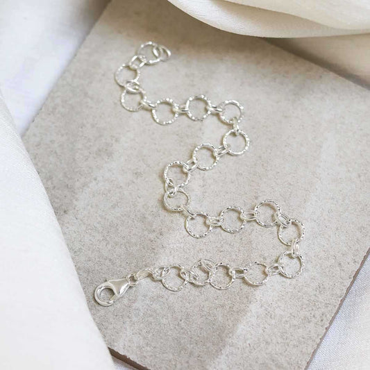 MV1347B_Sterling Silver Shimmer Link Bracelet_1
