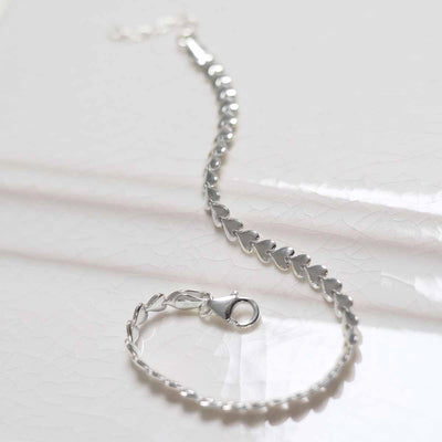 MV1349_Sterling Silver Love Chain Bracelet_2