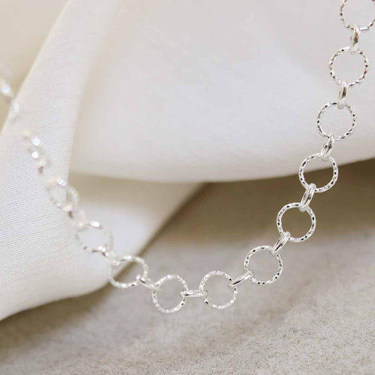 MV1347N_Sterling Silver Shimmer Link Necklace_4