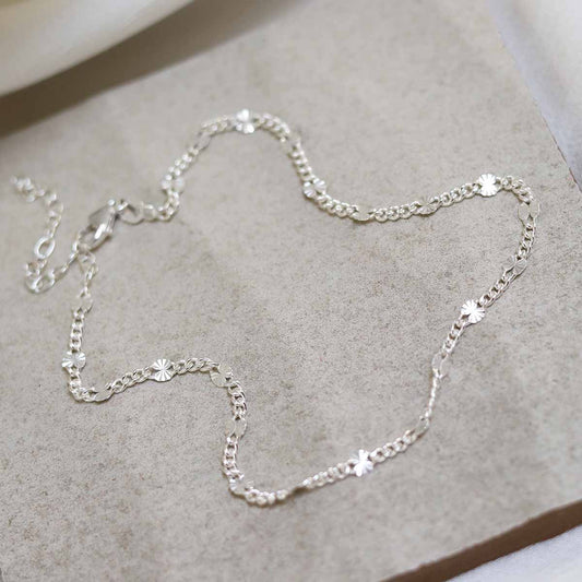 MV1348A_Sterling Silver Shimmer Anklet_2