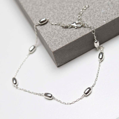 MV1304A_Sterling Silver Dew Drop Anklet_4