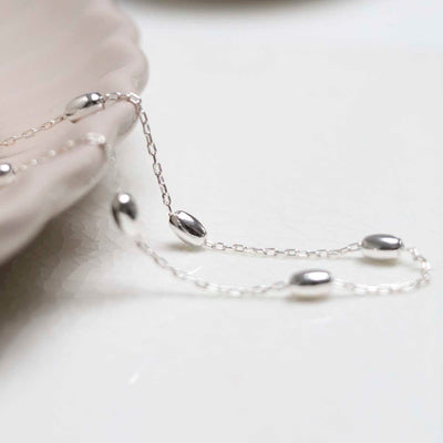 MV1304A_Sterling Silver Dew Drop Anklet_5