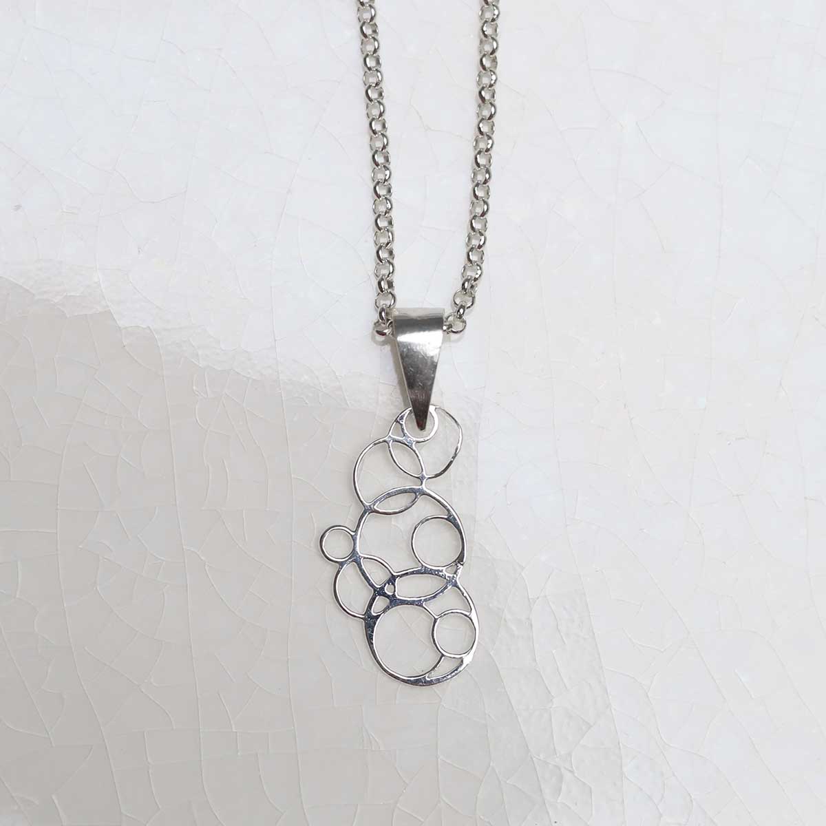 Sterling Silver Bubbles Necklace
