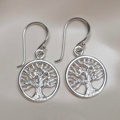 ME359E_Sterling Silver Dangly Tree Of Life Earrings_6