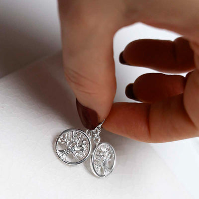 ME359E_Sterling Silver Dangly Tree Of Life Earrings_8