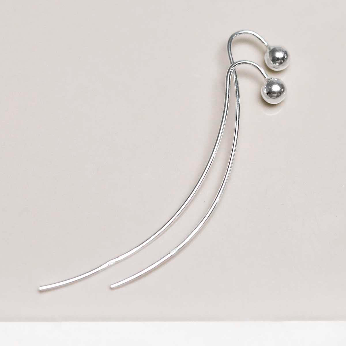 Sterling Silver Solid Threader Earrings