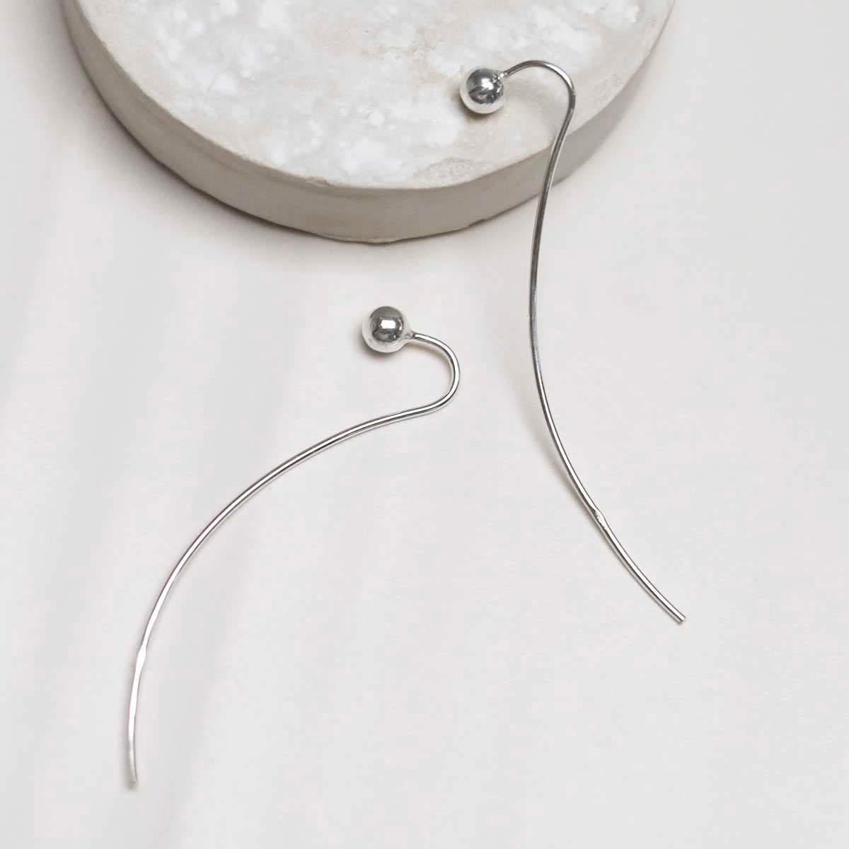 Sterling Silver Solid Threader Earrings