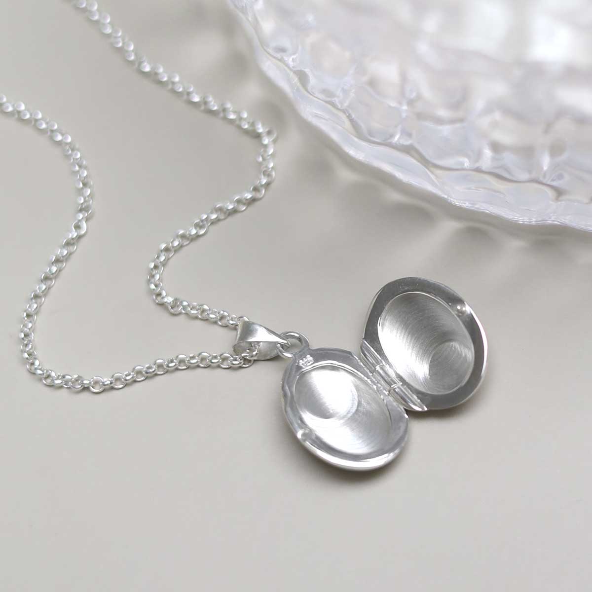 Sterling Silver Little Oval Locket
