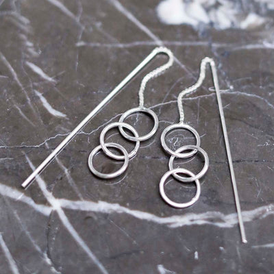 ML888_Sterling Silver Delicate Rings And Bar Threader Earrings_4 new
