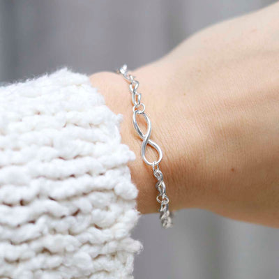 MB132_Sterling Silver Infinity Bracelet_new 1