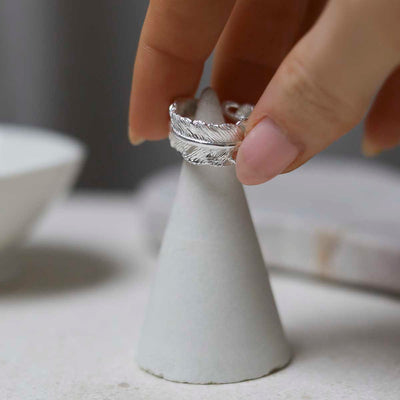 MB065r_Sterling Silver Feather Ring_3