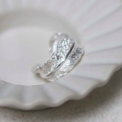 MB065r_Sterling Silver Feather Ring_5