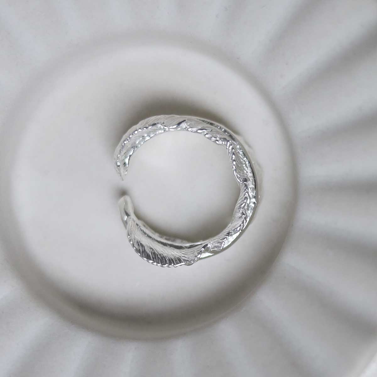 Sterling Silver Feather Ring
