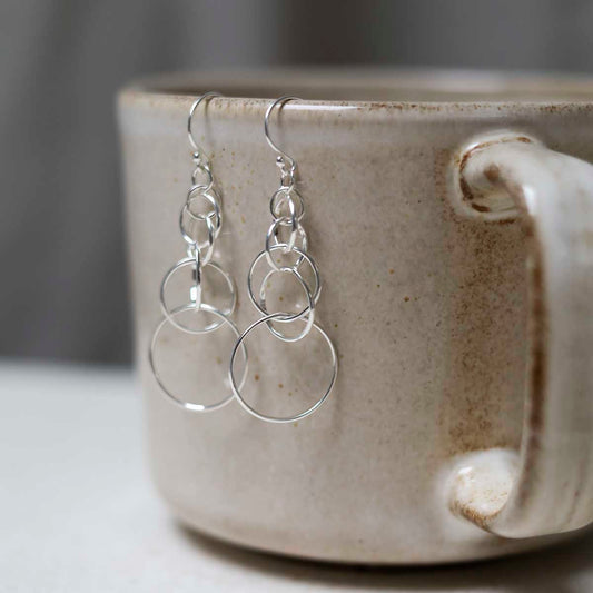 ML877_Sterling Silver Wire Circle Drop Earrings_1